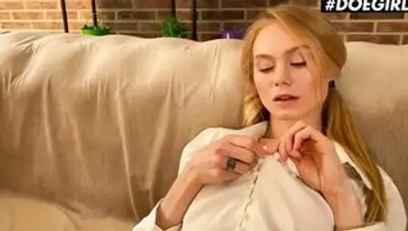 DOE GIRLS - (Nancy A) - Blonde Euro sluts Masturbates Until Extreme Orgasm