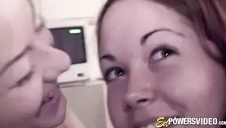 Horny Cherry Rain dominates blonde chic Ember on lesbian sex