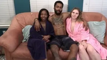 Sharing His Big Black Cock: Memel Wilde and K Larue