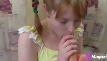 Jaw-dropping Jalene Takes Toy then gets Fucked!