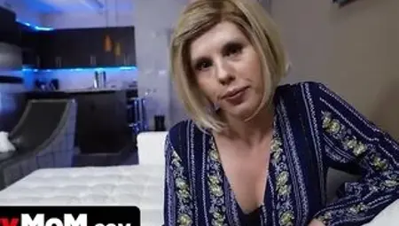 Hawt Stepmom With Massive Jugs Takes Her Stepson's Panties Off And Makes Him Cum All Over Her - PervMom
