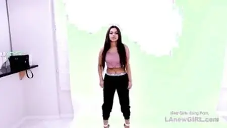 Hot Indian Model sucking big black cock in studio