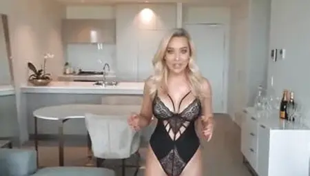 hawt blond underware bodysuit