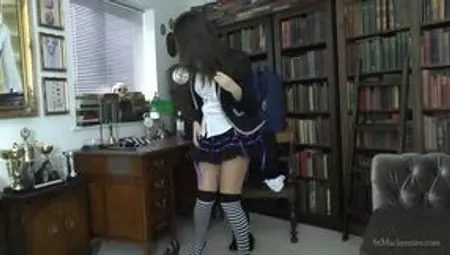 Lauren Strips & Gets Dressed Into an All Boys Uniform