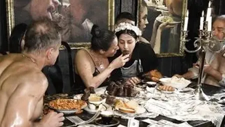 PERVERSE FAMILY - Tiny Maid Fed and Screwed