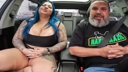 Andreli Sabatini with massive titties and butt getting willing on the stripped streets