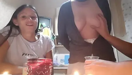 Swedish family fucking in the kitchen