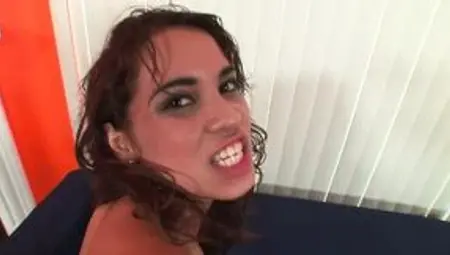 POV scene for Renae Cruz with interracial fuck and creampie