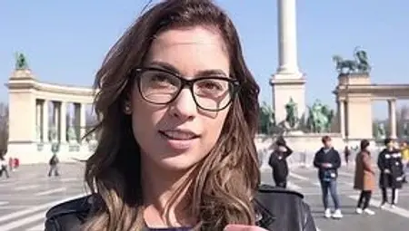 German slut picked up from the street and fucks for cash