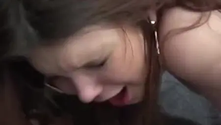 Pretty Petite Small-titted Teen Angela Kiss Gets Fucked Hard In All Holes By Her Step-bro & His Pal