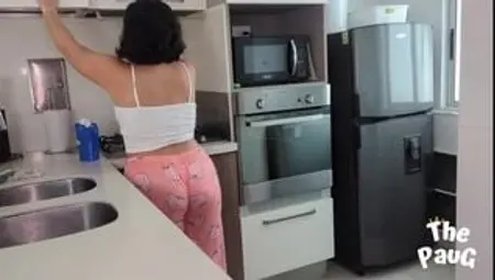 roommate fucks me hard in the kitchen - Thepaug