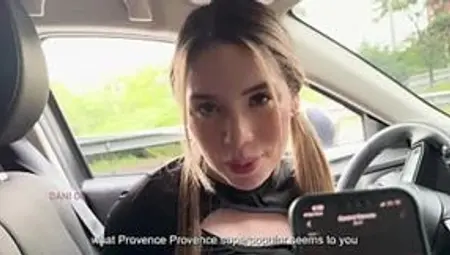 Dani Ortiz' ravaging roadhead revs up her engine's pulsating pleasure