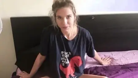 Caught my stepsister-in-law masturbating POV 7