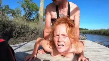Redhead Public Dock Sex