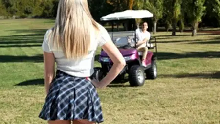 German COUGAR goes on a golf date with stepson & they had an accident