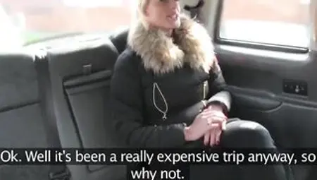 Golden-Haired mother I'd like to fuck with large bazookas getting anal in the fake taxi cab (Chelsey Lanette)