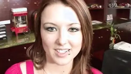 Tattoo Bimbo - Inked 19 year old Cammie Fox blows and fucks for