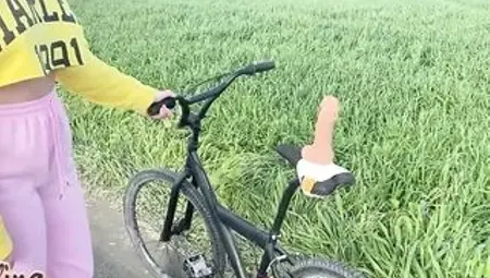 Mit dem Pimmelrad durch die Heide