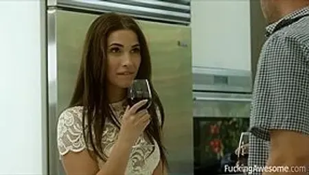 Featuring And Elena Koshkas Brunette Action