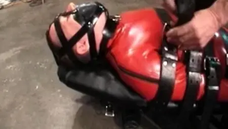 Brunette slave girl enjoys the harsh fetishes of a bdsm game