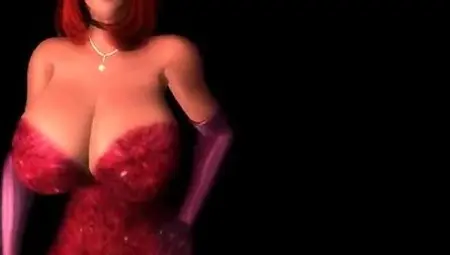 Big tits and sexy ass Jessica Rabbit fucked hard POV