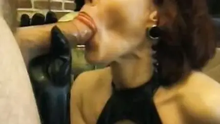 Adorable red fellatio old woman loves to suck large dick before fucking until squirt
