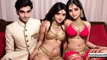 Desi Indian Step-Mom teaches How to Fuck with Step Son and Step Daughter ( Step Family Threesome Bete ne Kari Soteli ki Chudai