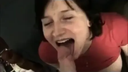 Sucking cock and eating cum