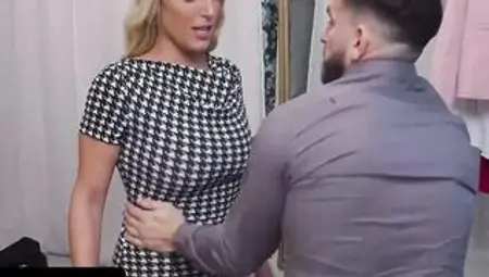 FreeUse Mom - Lucky Stud Casualy Fucks 2 Big Titted Milfs Joslyn Jane  Callie Ebony Inside A Fitting Room