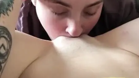 Girlfriend sucks on my pussy until I cum on her face