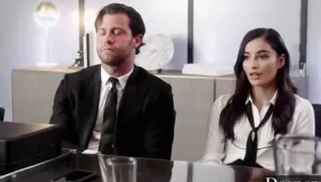 Deeper. Anal-queen Emily & Seth succumb to sexual tension