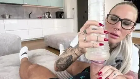 Ride Therapy for Pole Fever – Raw XXL Glasses Facial You Won’t Forget