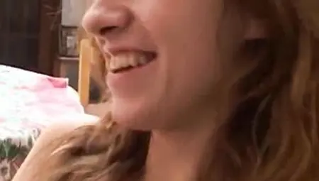 Amateur blonde hoe getting her butt fuck too and drinks