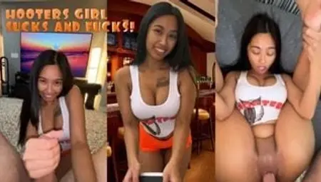 Fucking the Slutty Hooters Waitress!