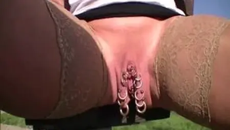Pierced pussy fetish