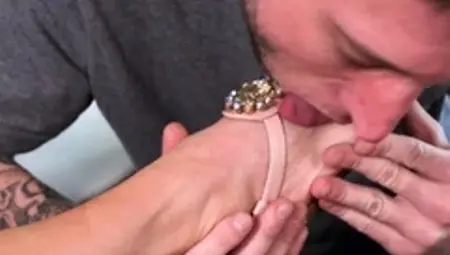 a handy man is good with feet