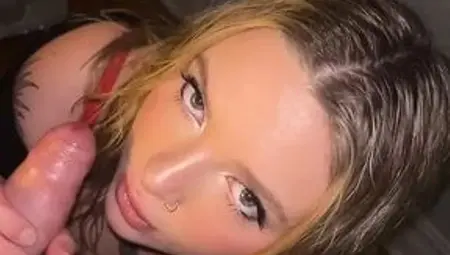 He Cums Too Fast, POV Premature Blowjob Finish &amp; Swallow