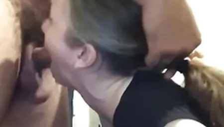 Damn this slut is getting a rough facefuck