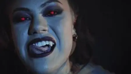 Gorgeous Asian vampire chick gets properly fucked