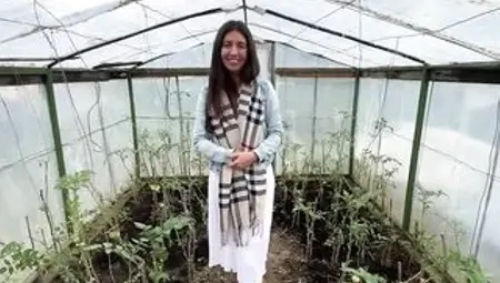 Drilled a village angel in her garden during the time that her spouse was not at home