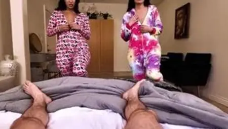 Juicy Niece Sucks Fat Black Cock&#x1F346; While Stepdad Watches