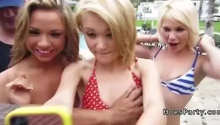 Party sluts suck and fuck massive cocks in homemade orgy