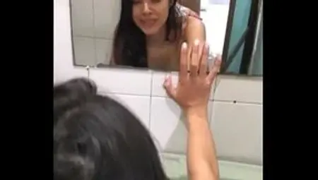 He fucks my tight ass in the bathroom