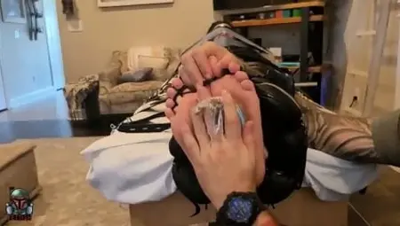 Hardcore feet tickling