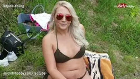 MyDirtyHobby - Big Breasted German girl caught him spying