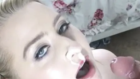 SHE SWALLOWS Little Oral Andie Best POV Cum Swallowing Compilation ♥️