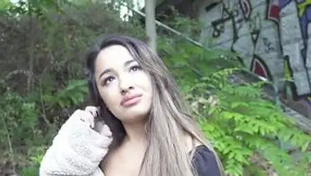 Tiny latina is having a vigorous fuck with a german casting guy