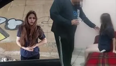 Tiny Innocent Whorehouse Prostitute Leaves Old Man For Cash, Real & Not Fake, Homeowner Hurts Her!