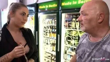 German Egon Kowalski Coaxes Big-Titted Tattoo Girl Mia for Racy Office Fling
