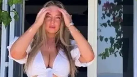 bethany lily april sexy white outfit onlyfans videos leaked